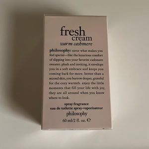 Philosophy Fresh Warm Cashmere Spray Fragrance 2oz.